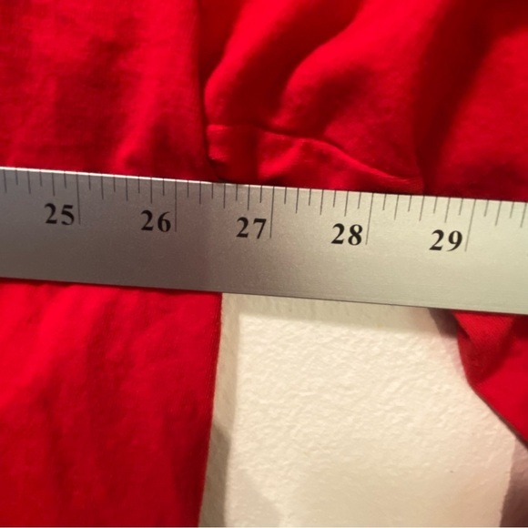 Detroit Red Wings Shirt Mens Size 2XL Long Sleeve Red Pull Over Cotton - Picture 7 of 8